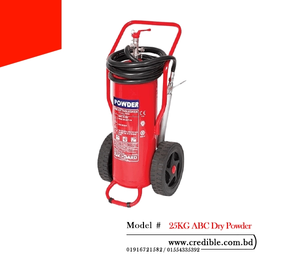 25KG ABC Dry Powder Fire Extinguisher