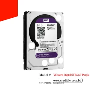 Western Digital 6TB 3.5" Purple best HDD price in BD