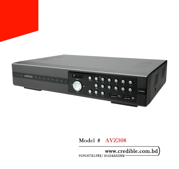 Avtech AVZ308 QUADBRID 8CH HD CCTV DVR