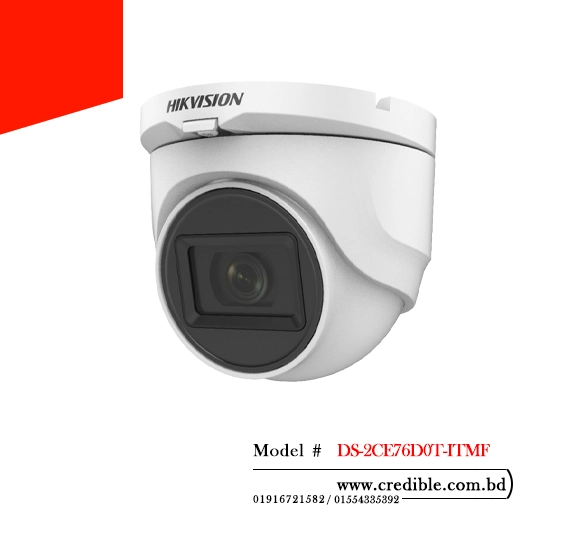 Hikvision DS-2CE76D0T-ITMF 2MP Indoor Camera