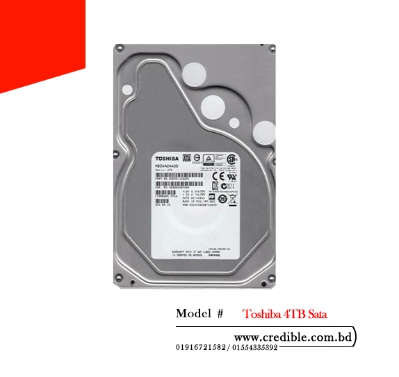 Toshiba 4TB Sata best HDD price in BD