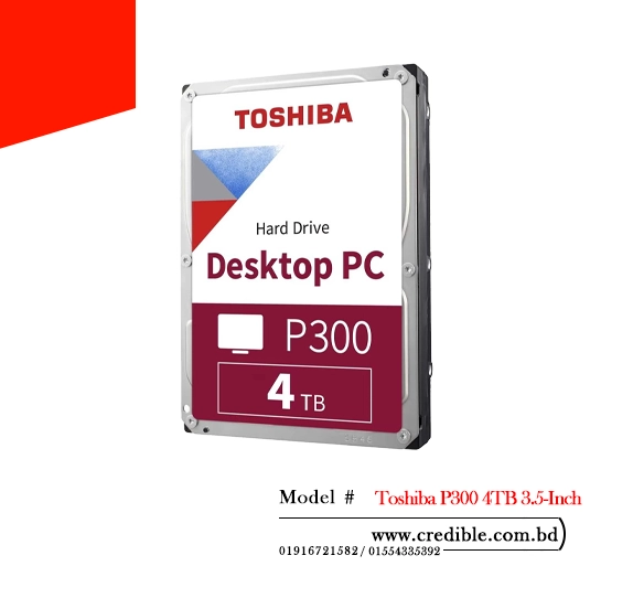 Toshiba P300 4TB 3.5-Inch SATA best HDD price in BD
