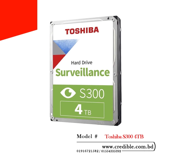 Toshiba S300 4TB best HDD price in BD