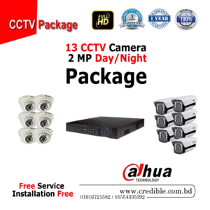 Dahua 13 Pcs CC Camera Package