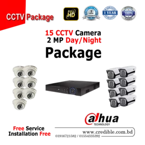 Dahua 15 Pcs CCTV Camera Package