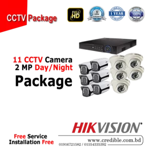 Hikvision 11 Pcs CC Camera Package