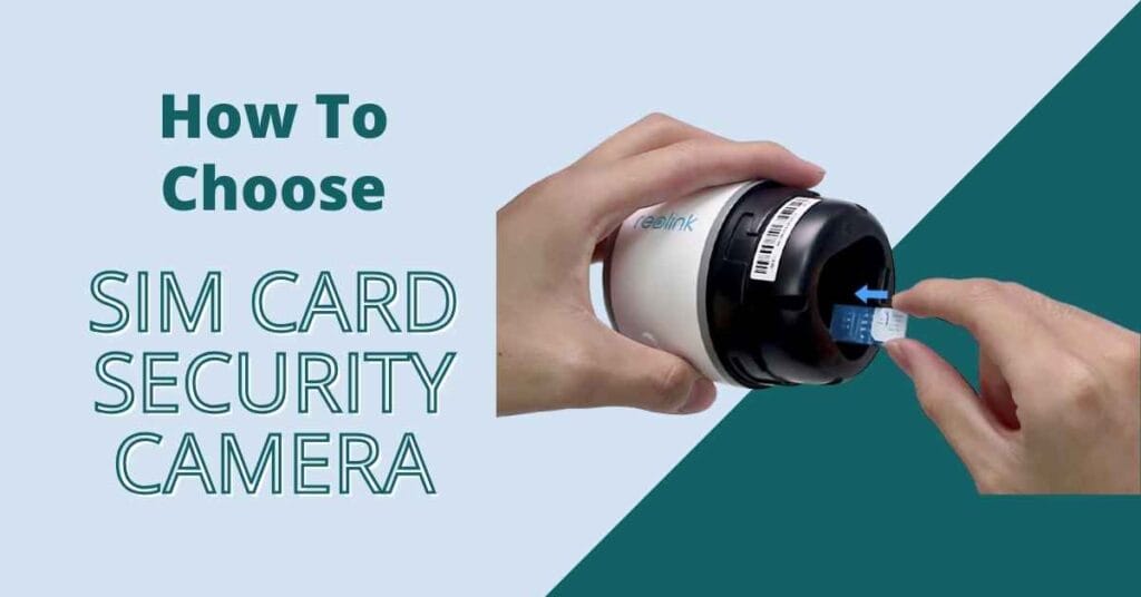 SIM Card Security Camera