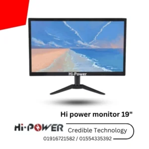 Hi-Power 19" LED monitor for CCTV